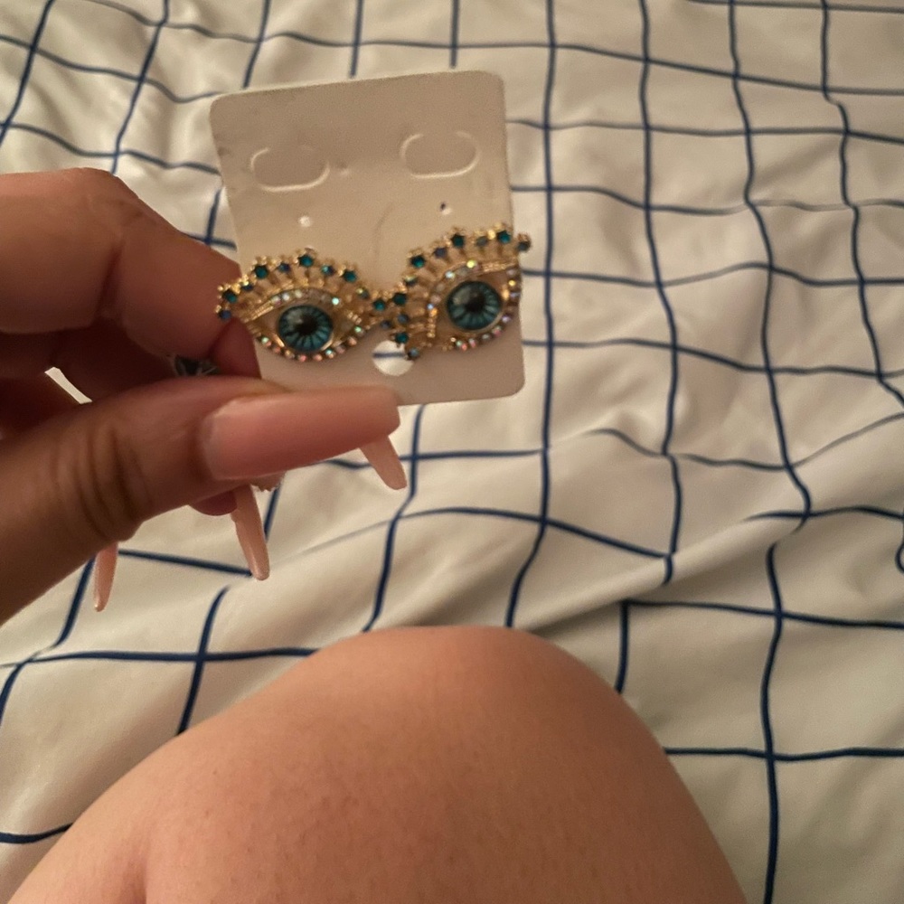 Pair of Blue Earrings